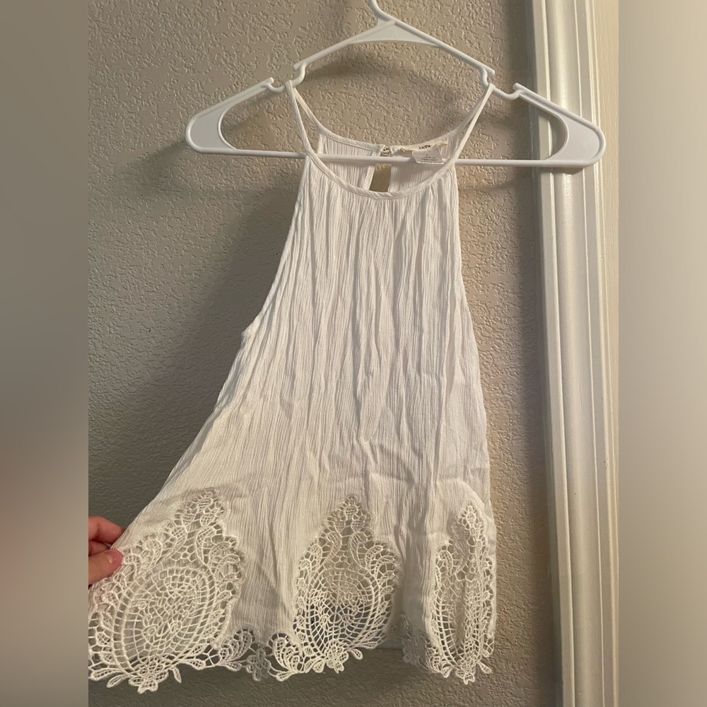 Boho White summer top